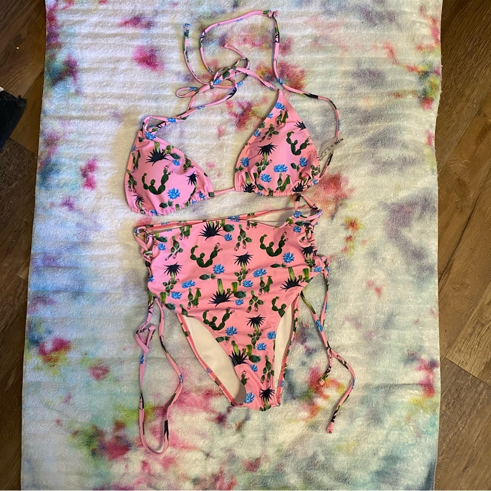 EUC SHEIN Cactus Bikini